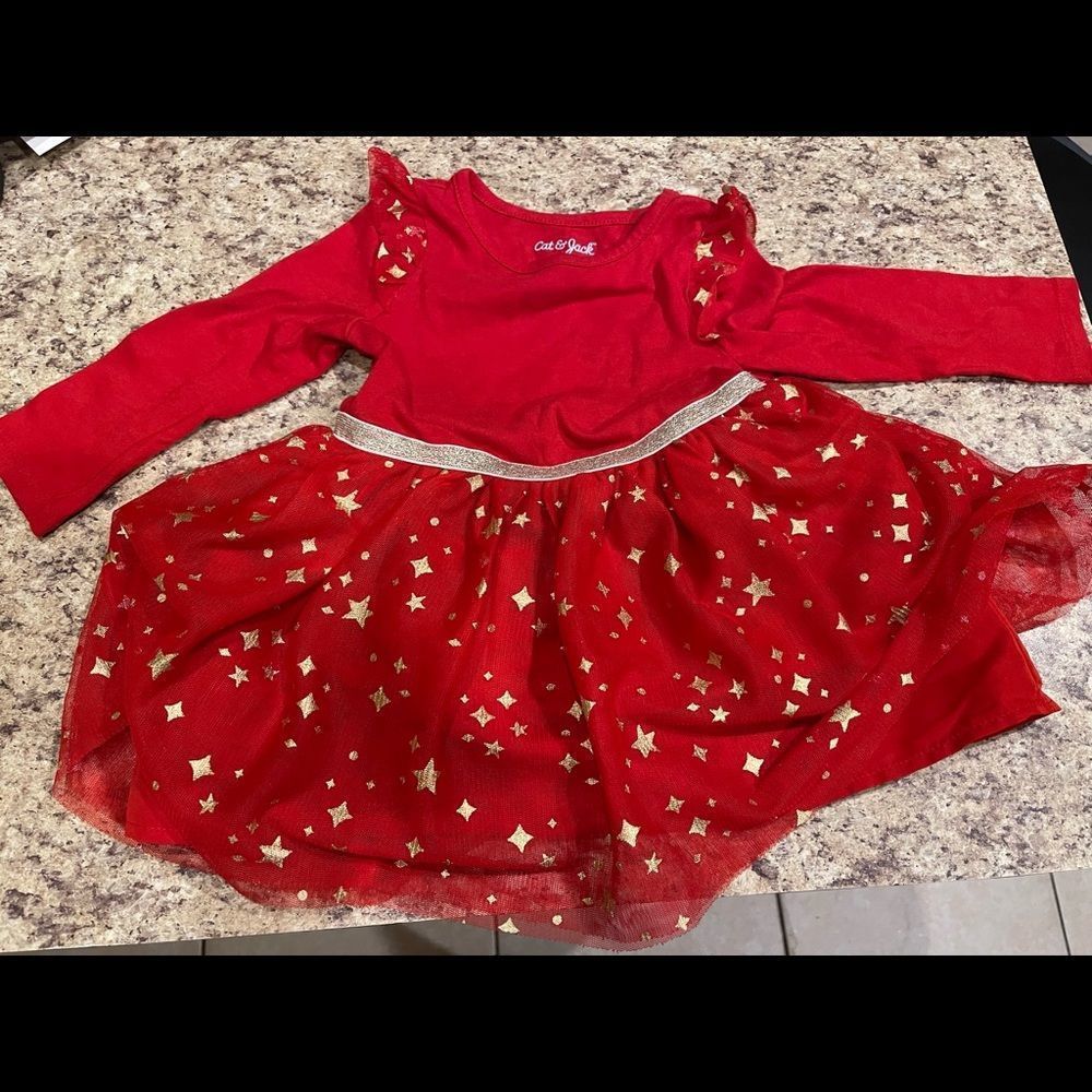 Baby red dress